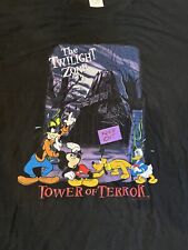 Disney Tower Of Terror Mickey Mouse Twilight Zone T-Shirt Men’s XL Vintage 90’s picture