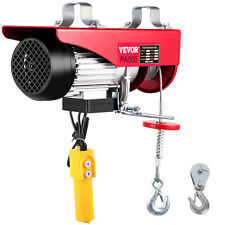 VEVOR 1100Lbs Electric Hoist Winch Lifting Engine Crane Overhead Lift Wire Moto picture