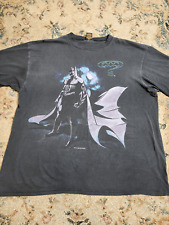 Vtg 1995 DC Comics Batman Forever T-Shirt Tagged XL Fits XXL Big Graphic HOLES picture
