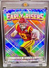 CALEB WILLIAMS ROOKIE REFRACTOR RC Silver Holo SP Insert USC - INVEST BEARS #1 picture