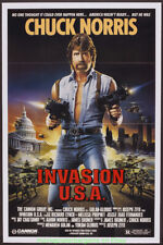 INVASION U.S.A. MOVIE POSTER ORIGINAL 27x41 FOLDED CHUCK NORRIS INVASION USA  picture