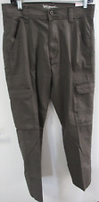 Men's 30 X 32 Wrangler Relaxed Fit Cargo Pants Slate/Gray Color CLEA10 picture