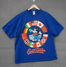 Vintage Disney Designs Mens Graphic T-Shirt Mickey Mouse Center Epcot 4XL picture