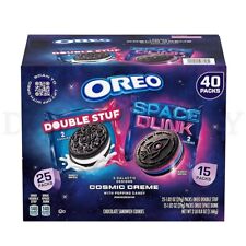 OREO Space Dunk & Double Stuf Sandwich Cookies Variety Pack (1.02 oz. 40 pack.) picture