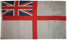 3x5 UK British Historical Naval Navy Ensign White Squadron Flag Banner 100D picture