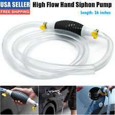 Largest Manual Hand Siphon Syphon Transfer Pump Fluid Liquid Water Gas Gasoline picture
