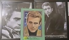 2 Framed james Dean posters And Vintage Metal Wall Art picture