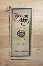 Mexican Cookbook Gebhardt Chili Powder Co 1911 Paperback Vintage Recipes Texas picture