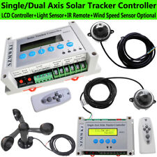 LCD Single/Dual Axis Solar Tracker Controller W/ Wind Sensor DIY Solar System IG picture