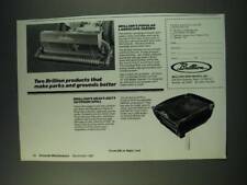 1987 Brillion Landscape Seeder and Outdoor Grill Ad - Two Brillion products picture