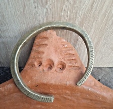 Antique Native Bracelet Rare Bronze Cuff Navajo Zuni picture