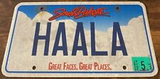 HAALA Vanity License Plate South Dakota Industries Denim LTD picture