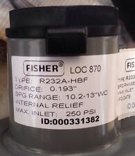 Fisher Propane Integral Two Stage Regulator R232A-HBF POL x 1/2 Pipe picture
