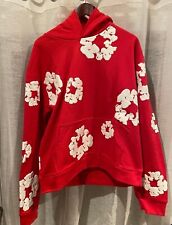 NEW Denim Tears The Cotton Wreath hoodie Sweatshirt Red size XL Authentic picture