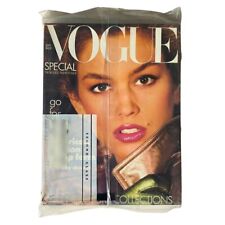 VTG Vogue Magazine September 1987 Cindy Crawford by Richard Avedon New / Sealed picture