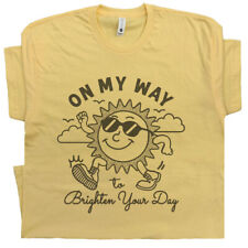 Vintage Sunshine Shirt Funny Shirts Cute Graphic Tees for Women Men Kids Retro T picture