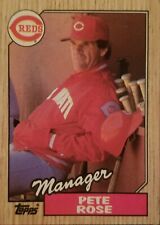 1987 Topps #393 Pete Rose Manager Rare Error Card  picture