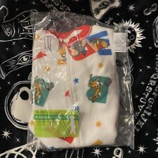 Vintage Sears Toddler 3T Disney Alphabet One Piece Pajamas Footed Sleeper picture