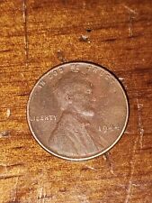 RARE 1944 Wheat Penny Error No Mint Mark “L” in Liberty Rim Error Cent Coin picture