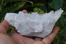 Amazing White Samadhi Rare Quartz 235 gm Rough Cluster Specimen Healing Mineral picture