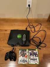 Microsoft Xbox Original Console - Black & TESTED & WORKS 100% picture