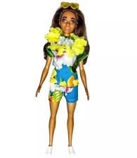 OOAK Custom Barbie Fashionistas Doll #217 Summer Party Hawaiian Lei Luau Decor picture