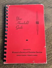 Vintage 1951 Shirleysburg, Pennsylvania Household Guide Woman's Society picture