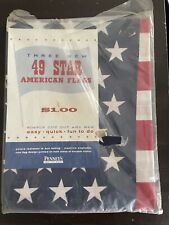 Vintage - JC Penney's 49 Star American Flags - Cut Out and Hem (New) picture