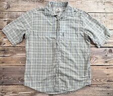 Woolrich Short Sleeve Button Shirt Mens Medium Plaid picture