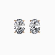 1.50 Ct Each Oval IGI Certified Lab Grown Diamond Earrings 14kt Gold VS1/H picture