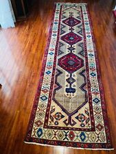 Exquisite 1950's Authentic Vintage Mint Hand Made Knotted Runner 13' x 4' ft picture
