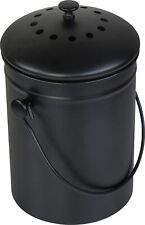 Compost Bin with Lid and 1.3 Gallon Compose Spare Charcoal Filter Utopia Kitchen picture