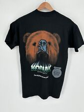 Vintage Kodiak Smokeless Tobacco Grizzly Bear Single Stitch T-Shirt Sz M USA S1 picture