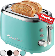 Mueller Retro Toaster 2 Slice with 7 Browning Levels and 3 Functions: Reheat, De picture