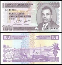 BURUNDI 100 Francs, 2011, P-44, UNC World Currency picture