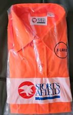Sports Afield Shirt Mens XL Blaze Orange Hunting Bird Pheasant Made IN USA NWT picture