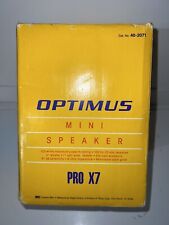 OPTIMUS PRO X7 4” 2-Way Metal Cabinet Single Speaker - Black picture