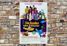 1968 YELLOW SUBMARINE THE BEATLES VINTAGE MOVIE POSTER PRINT 24x16 9MIL PAPER picture