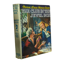 Vintage Nancy Drew #20 THE CLUE IN THE JEWEL BOX HB/DJ White Spine picture