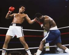 1975, Heavyweight Boxers Joe Frazier Vs Muhammad Ali 8x10 PHOTO PRINT picture