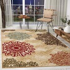 Antep Rugs Alfombras Modern Floral 3x5 Non-Skid Non-Slip Low Profile Pile Rub... picture