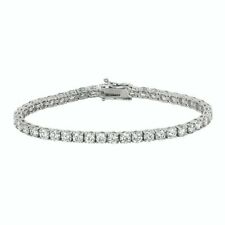 3.00 CT Natural Diamond Tennis Bracelet G-H SI 14K White Gold 2.6 mm width picture