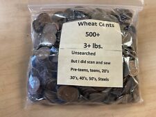 Mint Bag 1909-1958 Lincoln Wheat Penny Cent Lot ~ Mixed PDS ~ 500 Coins + BONUS picture