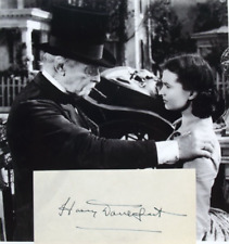Harry Davenport Autograph Gone with the Wind Dr. Meade JSA Authenticated ''Rare' picture