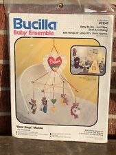 Vintage Bucilla Hanging Mobile Kit-#49421-“Bear Hugs”-Sealed-Estate-Baby Ensembl picture