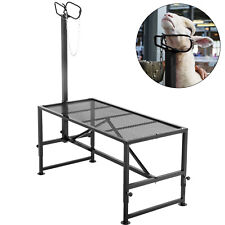 VEVOR Livestock Stand, Trimming Stand 51x23“ Livestock Trimming Stands for Goats picture