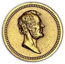 1880s Abraham Lincoln Presidential 19 MM MEDAL J-PR-38 Broken Column UNC Coin #9 picture