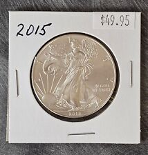 2015 American Silver Eagle BU 1 Oz Coin US $1 Dollar Mint Uncirculated Brilliant picture