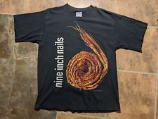 VTG 1994 1995 Nine Inch Nails T-Shirt Further Down The Spiral Coil Rare Vintage picture