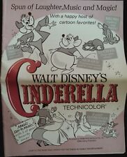Cinderella Pressbook 1950 Walt Disney picture